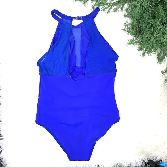 🚫SOLD!*GORGEOUS BLUE! One-Piece Bathing Suit!* - Picture 10 of 12